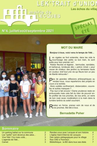 Lek'Trait d'Union n°4, cliquer pour ouvrir